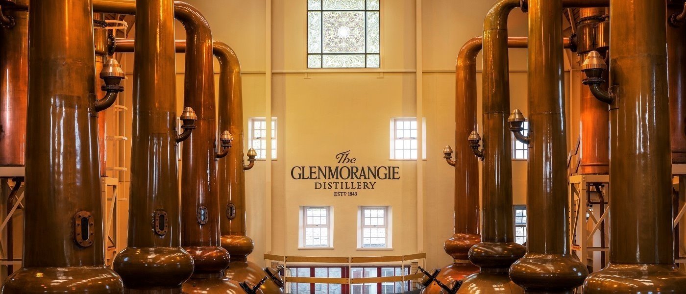 Inside Glenmorangie distillery
